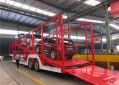 Two-axle 8/10 car transport semi-trailer